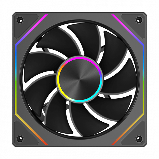 Кулер для корпуса PCCooler FG120R ARGB BK Reverse — для бизнеса и офиса Кулер для корпуса PCCooler FG120R ARGB BK Reverse — для бизнеса и офиса