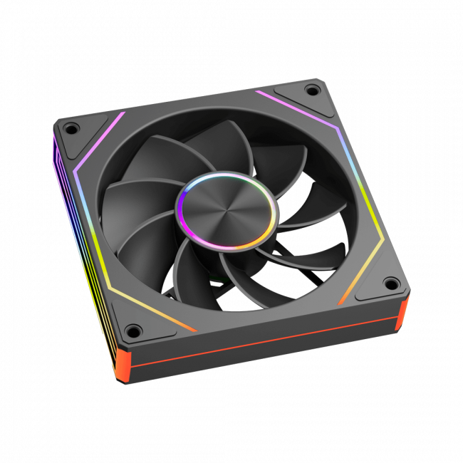 Кулер для корпуса PCCooler FG120R ARGB BK Reverse — для бизнеса и офиса Кулер для корпуса PCCooler FG120R ARGB BK Reverse — для бизнеса и офиса