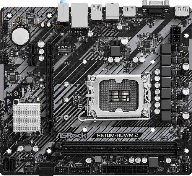 Материнская плата ASRock H610M-HDV/M.2 R2.0 — для бизнеса и офиса