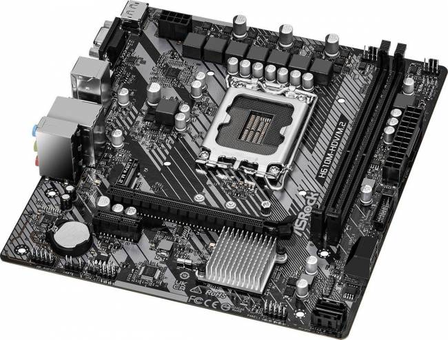 Материнская плата ASRock H610M-HDV/M.2 R2.0 — для бизнеса и офиса