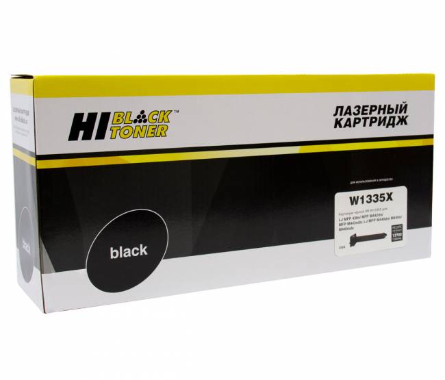 Тонер-картридж Hi-Black (HB-W1335X) для HP LaserJet M438/M442/M443, 13,7K — для бизнеса и офиса