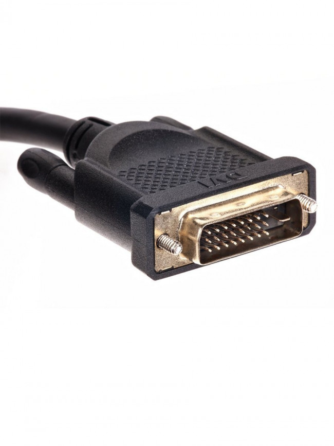 Кабель HDMI AM/DVI(24+1)M, 3м, CU, 1080P@60Hz, 2F, VCOM <CG484G-3M> VCOM HDMI (m) - DVI-D (m)