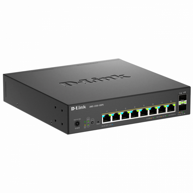 Коммутатор D-Link DMS-1250-10SPL/A1A/6KV — для бизнеса и офиса