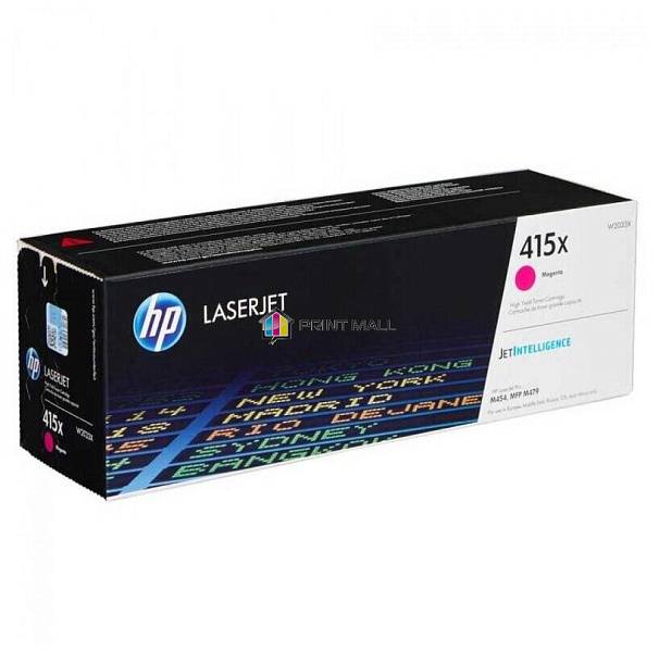 Тонер-картридж 415X для HP LJ M454/MFP M479, 6К (O) малиновый W2033X — для бизнеса и офиса