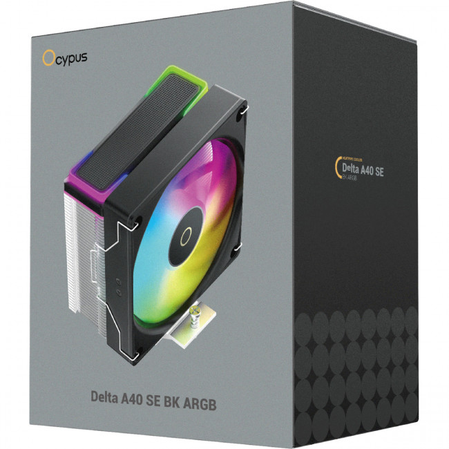 Кулер для процессора Ocypus Delta-A40-BK1AAWN00S-GL — для бизнеса и офиса Кулер для процессора Ocypus Delta-A40-BK1AAWN00S-GL — для бизнеса и офиса