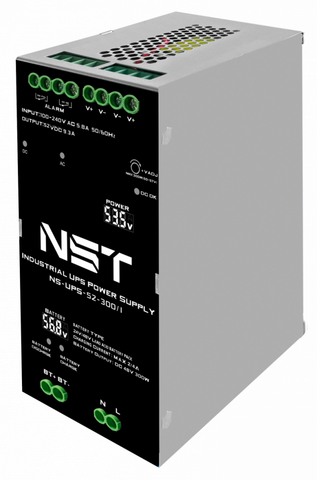 Промышленный блок питания New System Technologies NS-UPS-52-300/I — для бизнеса и офиса