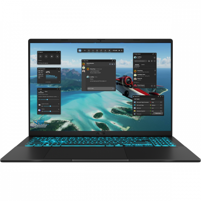 Ноутбук ASUS V16 V3607VH-RP046 (90NB16L1-M004D0) — для бизнеса и офиса