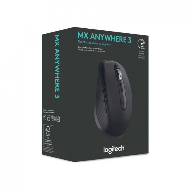 Мышь Logitech MX Anywhere 3S GRAPHITE for Business Logitech MX Anywhere 3S — для бизнеса и офиса