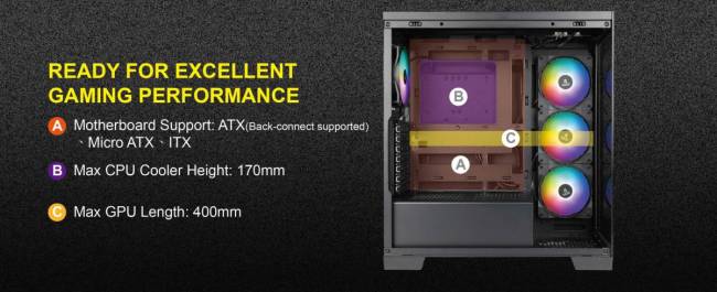 Корпус AZZA CSAZ-570B COVE — для бизнеса и офиса Корпус AZZA CSAZ-570B COVE — для бизнеса и офиса