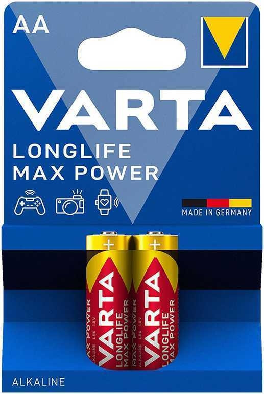 Батарейка Varta LONGLIFE MAX POWER (MAX TECH) LR6 AA BL2 Alkaline 1.5V (4706) (2/40/200) Батарейка Varta LONGLIFE MAX POWER (MAX TECH) LR6 AA BL2 Alkaline 1.5V (4706) (2/40/200) (04706101412)
