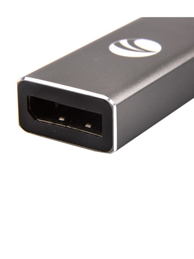 Aдаптер USB 3.1 Type-Cm --> DP(f) 4K@60Hz, Aluminum Shell, VCOM<CU422MB> VCOM USB 3.2 Type-C (m) - DisplayPort (f — для бизнеса и офиса