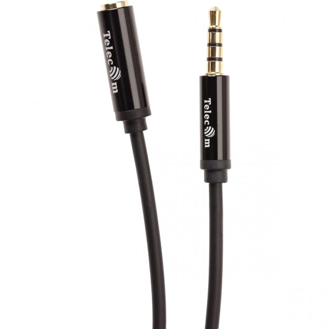 Кабель удлинит 3.5 Jack (M) - 3.5 Jack (F), 1.5м Telecom PRO <TAV7179M-1.5M> Кабель-переходник Telecom Jack 3.5 mm M/Jack 3.5 mm F (TAV7179M-1.5M)