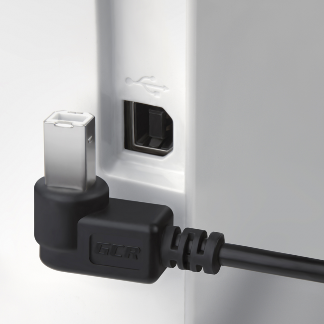 Greenconnect Кабель 0.5m USB 2.0, AM/BM угловой, черный, 28/28 AWG, экран, армированный, морозостойкий Greenconnect USB 2.0 Type-AM - USB 2.0 Type-BM 0.5м — для бизнеса и офиса Greenconnect Кабель 0.5m USB 2.0, AM/BM угловой, черный, 28/28 AWG, экран, армированный, морозостойкий Greenconnect USB 2.0 Type-AM - USB 2.0 Type-BM 0.5м — для бизнеса и офиса