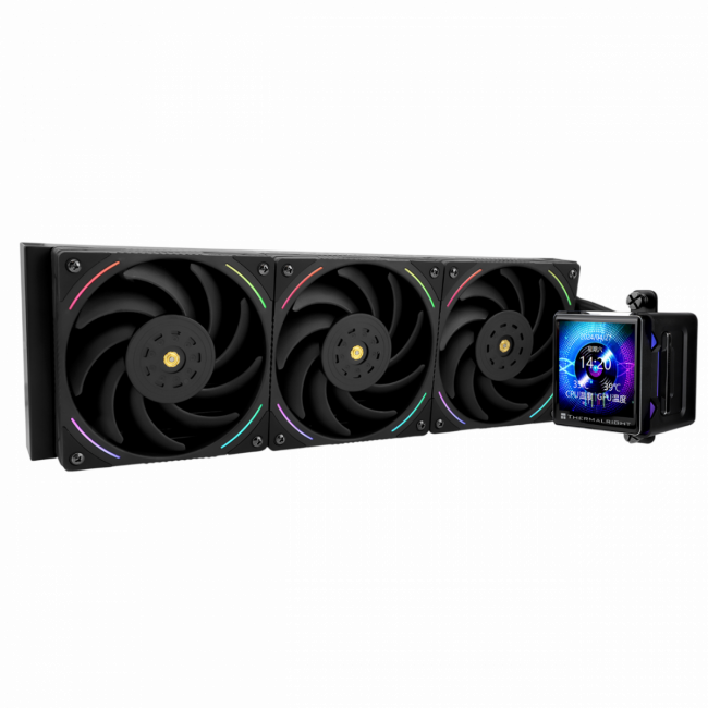 Система жидкостного охлаждения Thermalright Elite Vision 360 Black — для бизнеса и офиса Система жидкостного охлаждения Thermalright Elite Vision 360 Black — для бизнеса и офиса