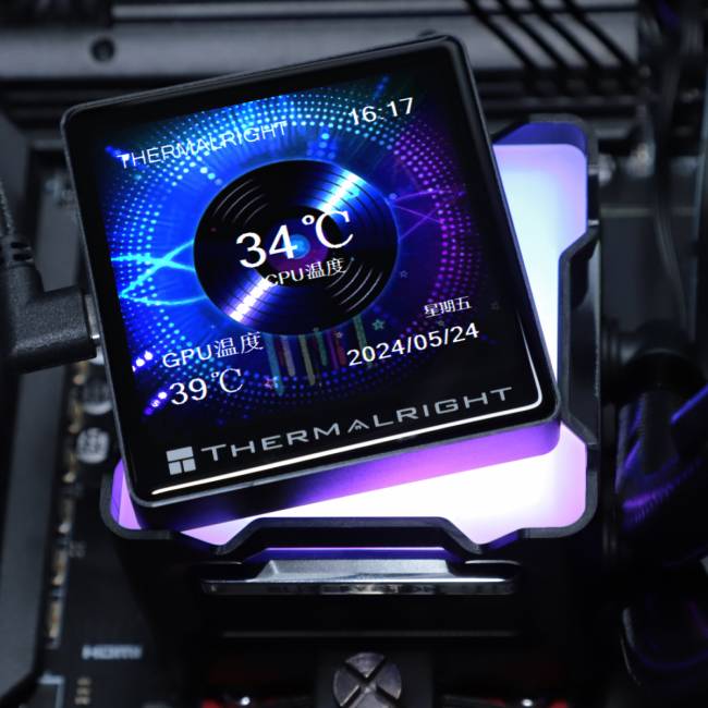 Система жидкостного охлаждения Thermalright Elite Vision 360 Black — для бизнеса и офиса Система жидкостного охлаждения Thermalright Elite Vision 360 Black — для бизнеса и офиса