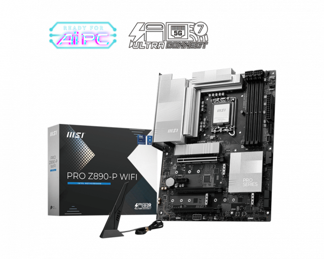 Материнская плата MSI PRO Z890-P WIFI — для бизнеса и офиса