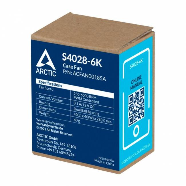 Вентилятор корпусной ARCTIC ACFAN00185A — для бизнеса и офиса