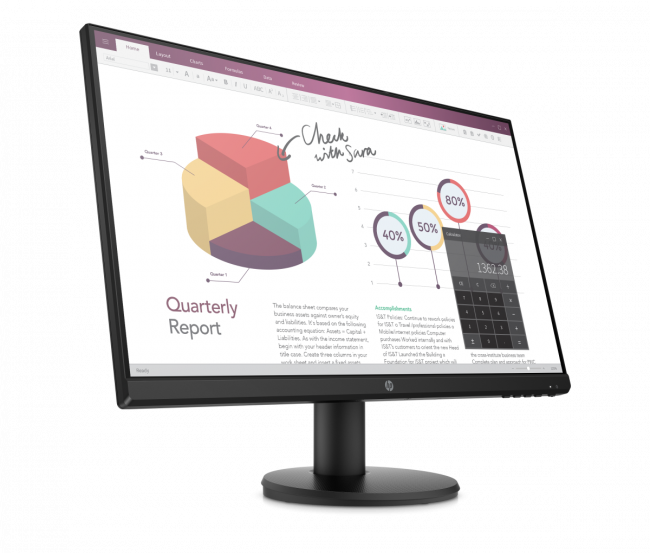 Монитор HP P24v G4 — для бизнеса и офиса