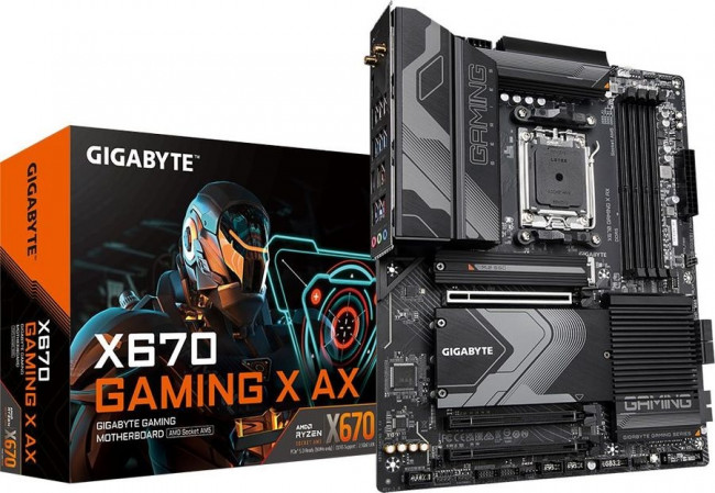 Материнская плата Gigabyte X670 GAMING X AX — для бизнеса и офиса