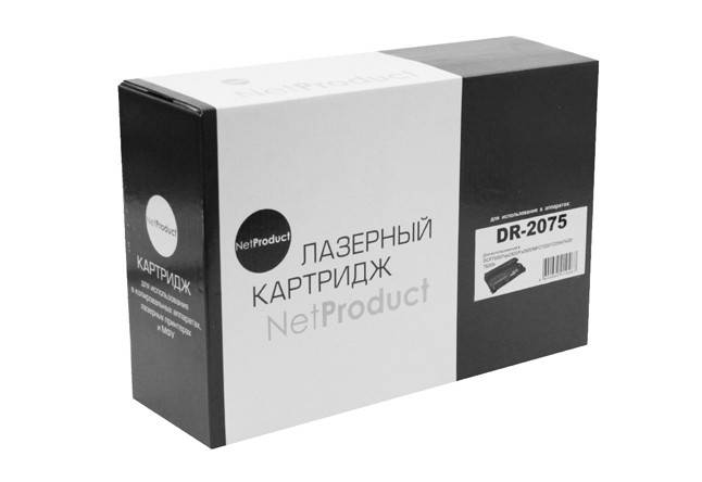 Драм-юнит NetProduct (N-DR-2075) для Brother HL-2030/2040/2070/ DCP-7010/7420/7820, 12K П/У — для бизнеса и офиса