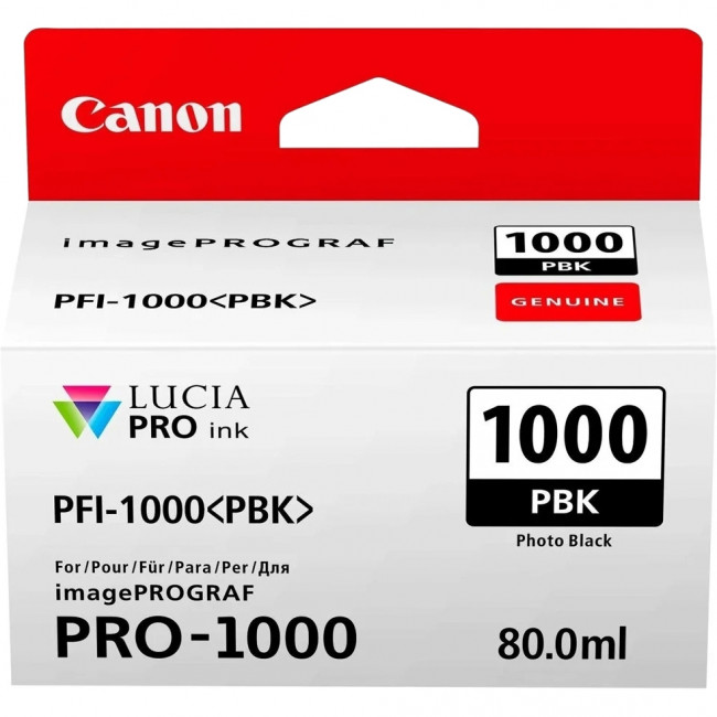 Картридж Canon PFI-1000 PBK (0546C001) — для бизнеса и офиса