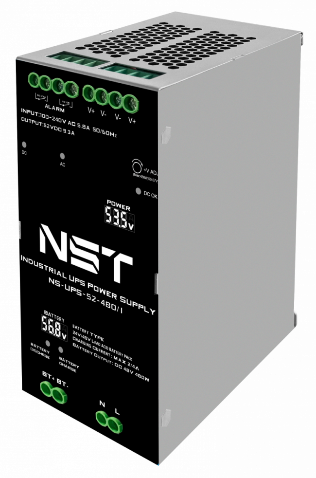 Промышленный блок питания New System Technologies NS-UPS-52-480/I — для бизнеса и офиса