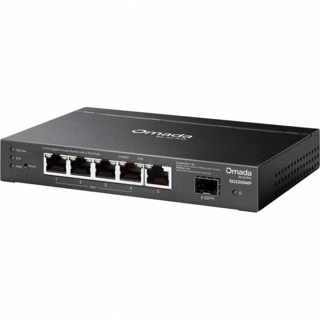 Коммутатор TP-Link SG2206MP — для бизнеса и офиса