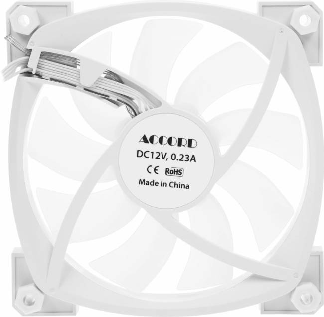 Вентилятор для корпуса Accord ACC-U12 ARGB WHITE — для бизнеса и офиса