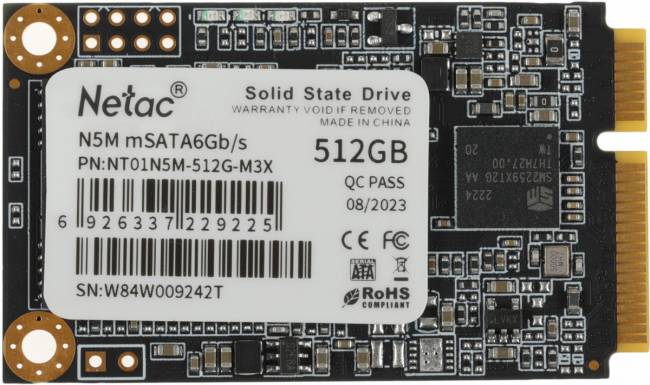 Накопитель SSD Netac NT01N5M-512G-M3X — для бизнеса и офиса