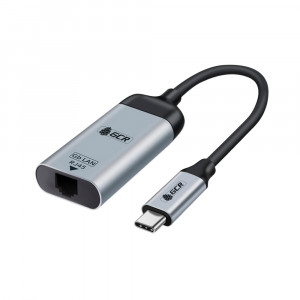 GCR Адаптер-переходник USB Type C > RJ45, M/F, GCR-53398 Адаптер-переходник Greenconnect USB Type C/RJ45 (GCR-53395)