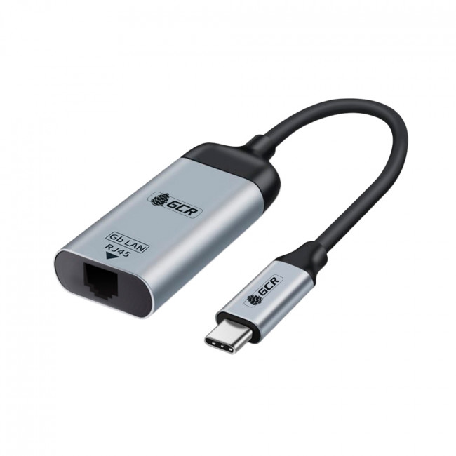 GCR Адаптер-переходник USB Type C > RJ45, M/F, GCR-53398 Адаптер-переходник Greenconnect USB Type C/RJ45 (GCR-53395)