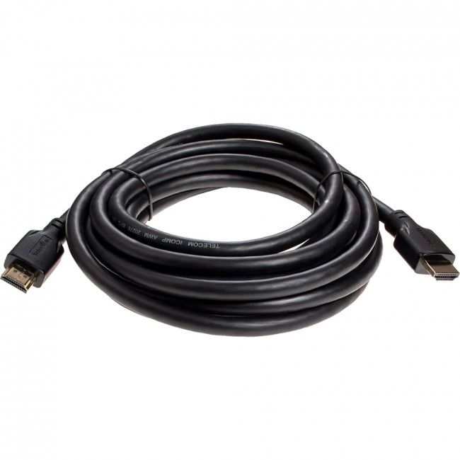 Кабель HDMI 19M/M,ver. 2.1, 8K@60 Hz 4.5m Telecom <TCG255-4.5M> Кабель Telecom HDMI (m)/HDMI (m) - 4.5 м (TCG255-4.5M) — для бизнеса и офиса