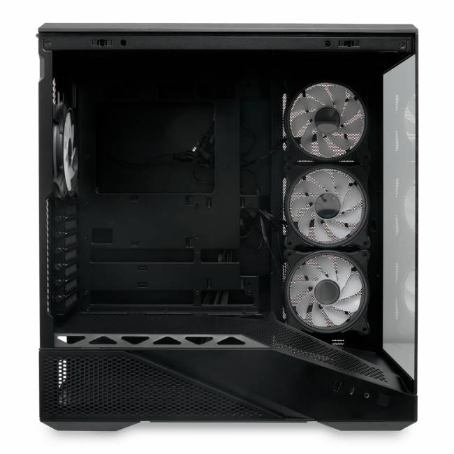 Корпус без блока питания HSPD F711-TGBK- ARGB — для бизнеса и офиса