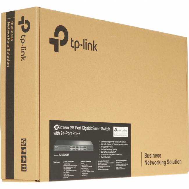 Коммутатор TP-Link SG2428P — для бизнеса и офиса Коммутатор TP-Link SG2428P — для бизнеса и офиса