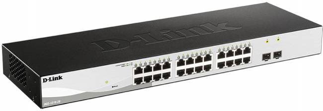 Коммутатор D-Link DGS-1210-26/FL2A — для бизнеса и офиса Коммутатор D-Link DGS-1210-26/FL2A — для бизнеса и офиса