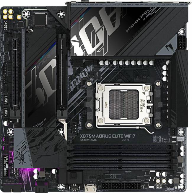 Материнская плата Gigabyte X870M A ELITE WF7 — для бизнеса и офиса