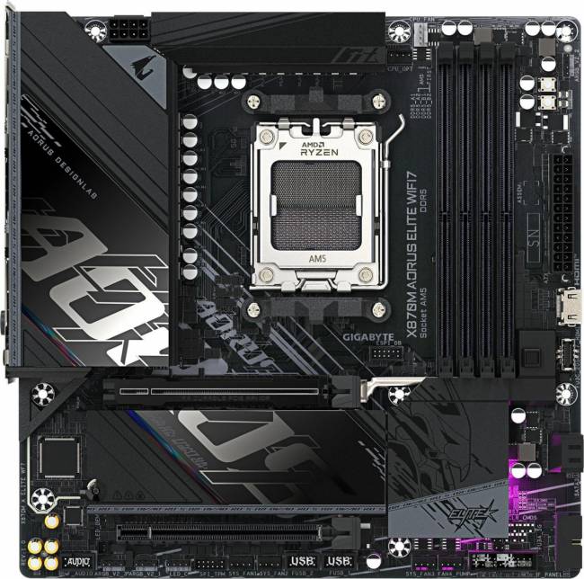 Материнская плата Gigabyte X870M A ELITE WF7 — для бизнеса и офиса