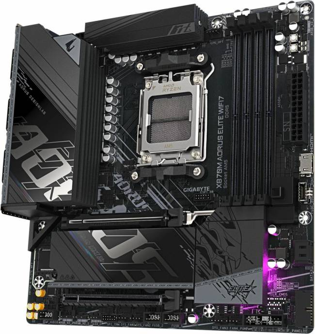 Материнская плата Gigabyte X870M A ELITE WF7 — для бизнеса и офиса