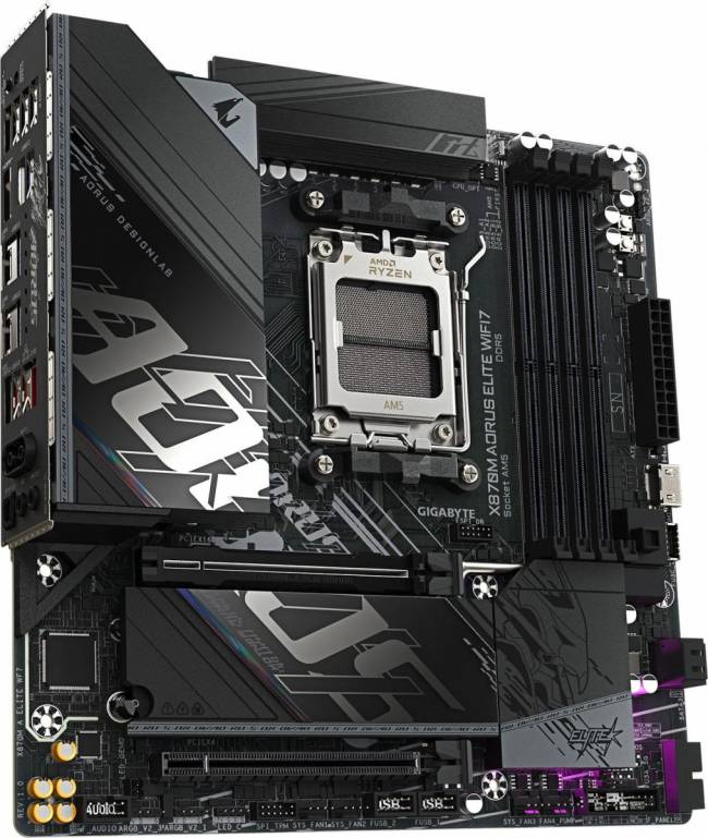 Материнская плата Gigabyte X870M A ELITE WF7 — для бизнеса и офиса