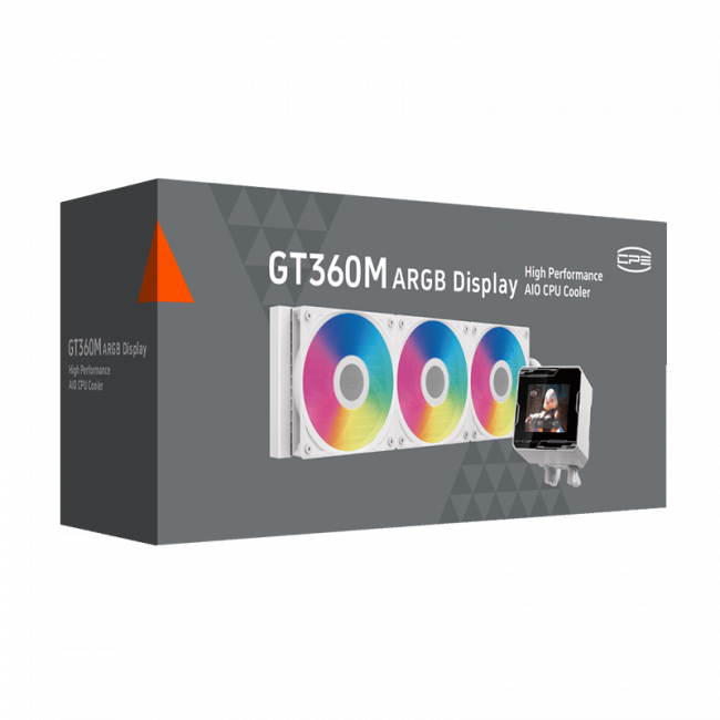 Система охлаждения PCCooler GT360M ARGB Display WH — для бизнеса и офиса