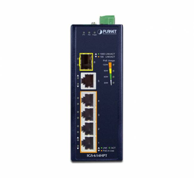 коммутатор PLANET IGS-614HPT — для бизнеса и офиса