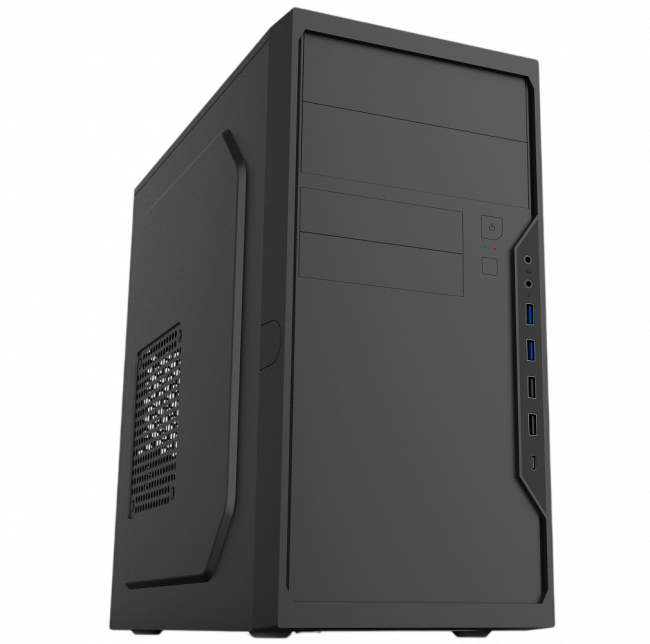 Корпус с блоком питания 600Вт. Foxline FL-733R-FZ600R-U32 — для бизнеса и офиса