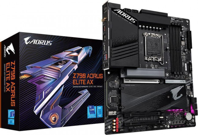 Материнская плата Gigabyte Z790 AORUS ELITE AX — для бизнеса и офиса