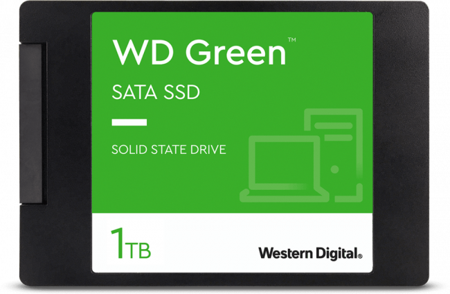 Твердотельный накопитель WD Green WDS100T3G0A — для бизнеса и офиса
