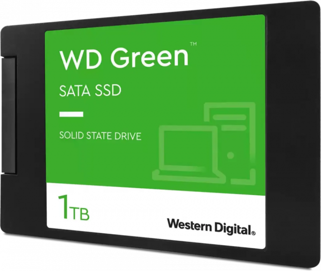 Твердотельный накопитель WD Green WDS100T3G0A — для бизнеса и офиса