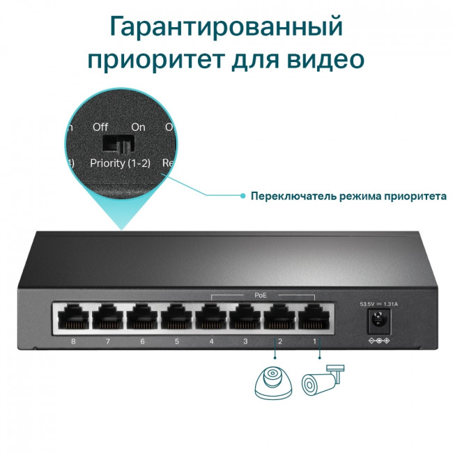 Коммутатор TP-Link TL-SF1008LP