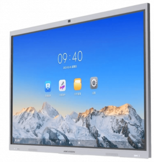 Интерактивная ЖК панель 75", 4K, 45 касаний, Android 11.0, камера 8 MP, 8 микрофонов, memory 8GB, build-in 12GB storage,  Type-C*2, HDMI input *3, VGA input *1, DP input *1, HDMI output*1, Dual wifi, Buletooth 5.1 Hikvision DS-D5C75RB/B