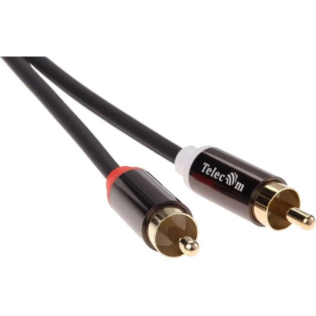 Кабель соединит 3.5 Jack (M) - 2xRCA (M), 1.5м Telecom PRO <TAV7183M-1.5M> Кабель-переходник Telecom 2 x RCA M/Jack 3.5 mm F (TAV7183M-1.5M)