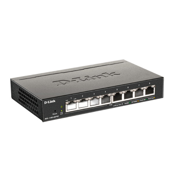 Коммутатор D-Link DGS-1100-08PV2/A4A — для бизнеса и офиса Коммутатор D-Link DGS-1100-08PV2/A4A — для бизнеса и офиса