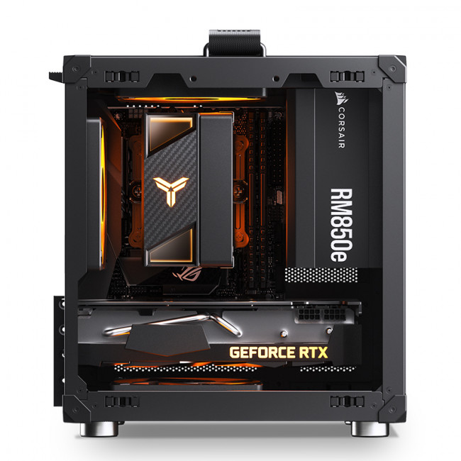 Корпус без блока питания JONSBO C6-ITX Black ITX — для бизнеса и офиса